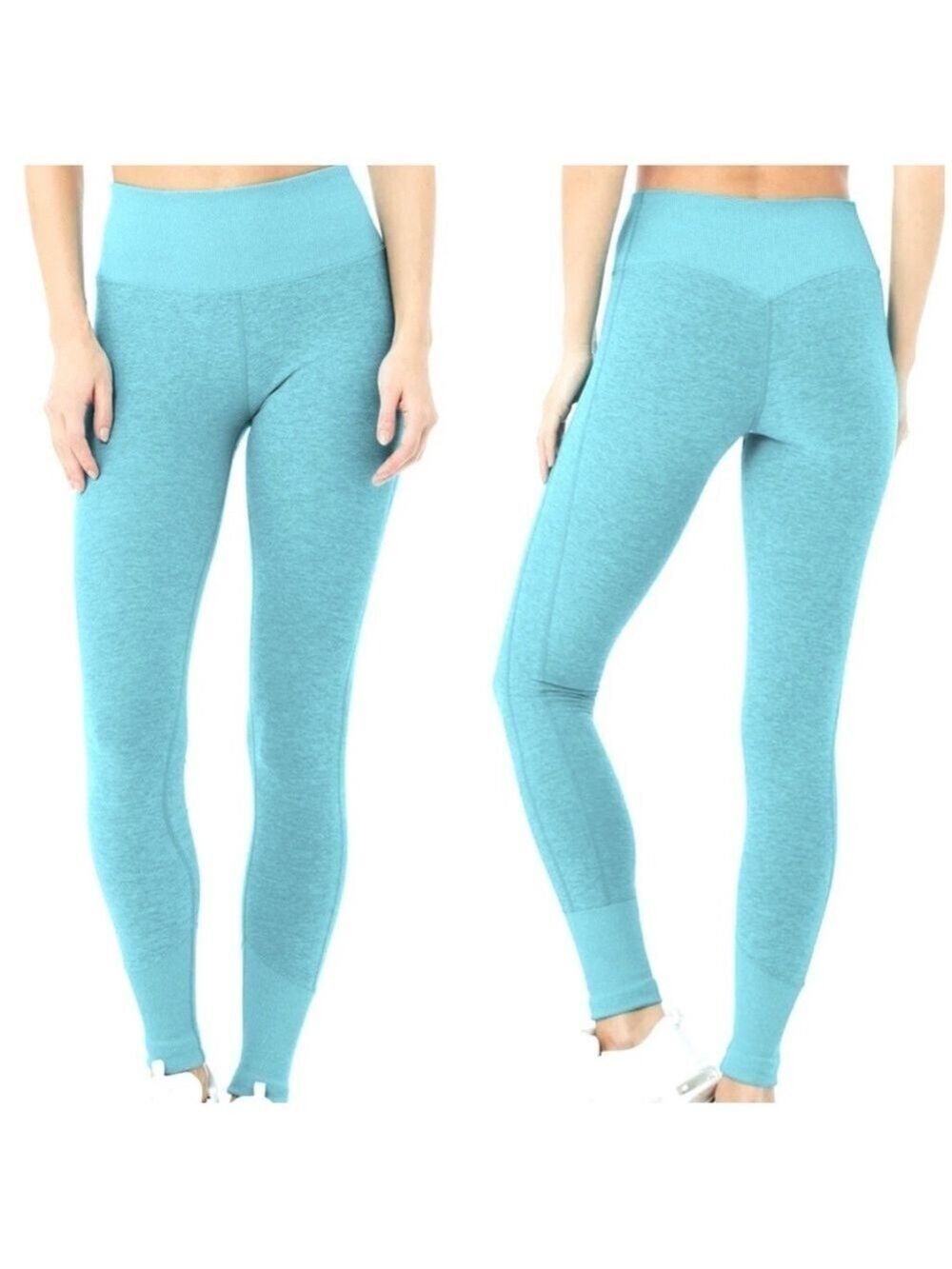 Alo Yoga High Waisted Alo Soft Leggings in Blue Heather